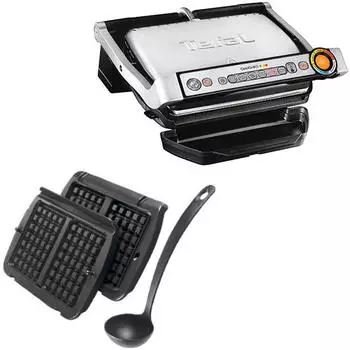 Tefal OptiGrill+ GC716D + Waffeleinsatz