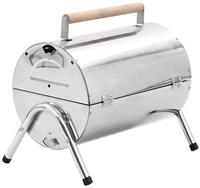Tragbarer Tisch-holzkohlegrill Edelstahl Doppelrost Vidaxl