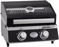 R&Ouml;SLE Gasgrill "BBQ-Portable VIDERO G2-P" tragbar, variable Temperatursteuerung,