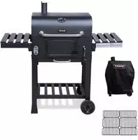 Taino Hero Bbq Smoker Grillwagen Holzkohle Grill Standgrill R&auml;ucherofen