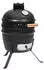 black (316093): vidaXL 2-in-1 Kamado Barbecue Grill Smoker Ceramic