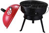 Outsunny Metal portable tripod charcoal BBQ grill black red (846-062RD)