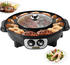 VEVOR Hot Pot Grill 2-in-1 1200W + 1000W schwarz