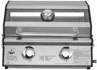 El Fuego Gasgrill "Jesolo" 6 kW (2 Brenner je 3 kW), mit Piezoz&uuml;ndung