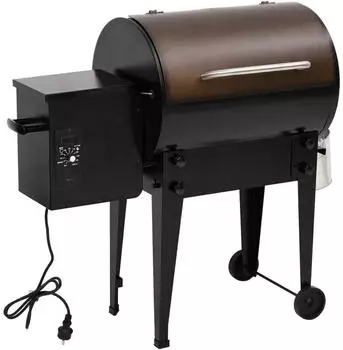 vidaXL Pelletgrill 94 cm Eisen schwarz