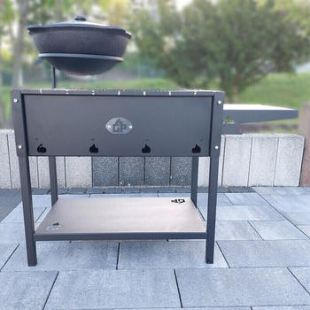 Grillpeter Mangal Set Batyr Kasan schwarz (8091291)