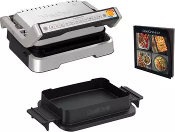 Tefal OptiGrill 4in1 2100W silber Tefal OptiGrill 4in1 2100W silber