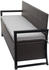 Mendler 3er Sitzbank Polyrattan