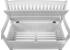 Sedex Truhenbank 3-Sitzer grau