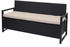 Mendler 3er Sitzbank anthrazit/beige