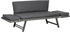 Outsunny Gartensofa mit klappbaren Armlehnen grau