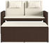 vidaXL Gartenbank Braun (365818)