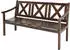 MCW Mazara Holzbank 3-Sitzer 160cm dunkelbraun (76627)