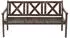 MCW Mazara Holzbank 3-Sitzer 160cm dunkelbraun (76627)