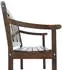 MCW Mazara Holzbank 3-Sitzer 160cm dunkelbraun (76627)