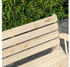 Outsunny Gartenbank mit Holzrahmen 105,5x56x79cm braun (84B-183V00ND)