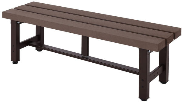 MCW Alu Gartenbank MCW-K60 WPC 120cm braun (90892)