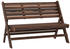 Outsunny Gartenbank zusammenklappbar mit Lattendesign 122x63x83cm braun (84G-318V00TN)