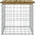 vidaXL Gartenbank Silber (834337)