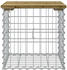 vidaXL Gartenbank Silber (834337)