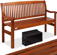 KESSER&reg; Gartenbank Holz Holzbank wetterfest | F&uuml;r 3 bis 4 Personen | Parkbank...