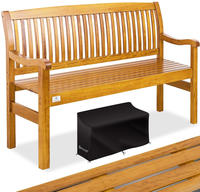 Gartenbank Holz Holzbank Wetterfest Parkbank Massivholz Sitzbank Balkonbank