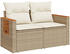 vidaXL Gartensofa Beige (366083)