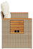 vidaXL Gartensofa Beige (366083)