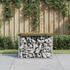 vidaXL Gartenbank Silber (834355)