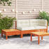vidaXL Gartensofa Wachsbraun (838186)