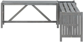 vidaXL Gartenbank Grau (311824)