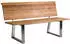 Diamond Garden Pisa Recycled Teak 140 cm Edelstahl dunkelgrau (10898)