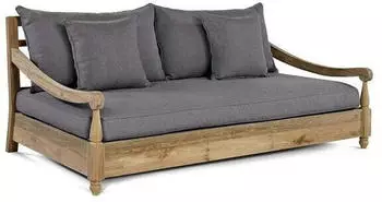 OUTLIV. Portofino Gartensofa Teak/Olefin Braun (PRT288)