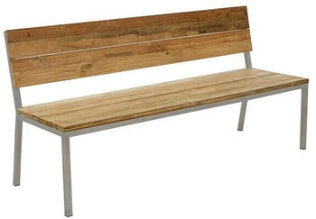 OUTLIV. Samoa Gartenbank 190cm Edelstahl/Teak Natur (PRT0450)