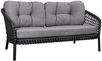 Cane-line Ocean Gartensofa 155cm Aluminium/Rope/Polypropylen Dunkelgrau