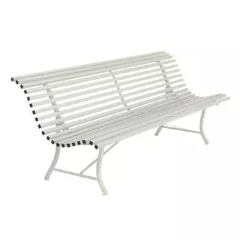 Fermob Louisiane Gartenbank 200cm Stahl Hellgrau (1001-A5)