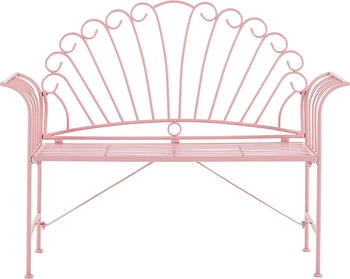 Beliani Gartenbank Cavinia Rosa