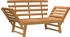 vidaXL Gartenbank 2-in-1 190 cm Massivholz Akazie (316471)
