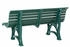 Proregal Gartenbank Jamaika 3-Sitzer 80x150x64cm grün