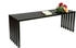 DanDiBo Gartenbank Metall schwarz 120 cm
