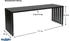 DanDiBo Gartenbank Metall schwarz 120 cm