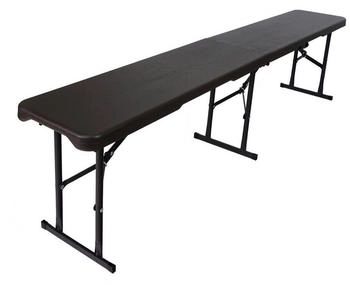 Baumarktplus Klappbank aus Kunstoff 180cm grau (3974)