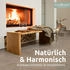 holz4home Massivholzbank S Sitzbank Eiche mit Baumkante (H4H275)