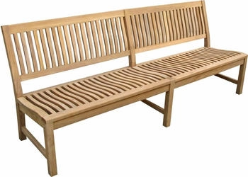 Linder Exclusiv Premium Teak Gartenbank Kingsbury 220cm (NA220)