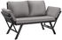 TecTake Rattan-Loungesofa Sintra 2in1 (405830)