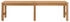 vidaXL Massivholz Teak Gartenbank 150 cm