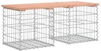 vidaXL Gartenbank aus Gabionen 103x44x42 cm Massivholz Douglasie