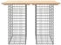 vidaXL Gartenbank aus Gabionen 100x70x72 cm Massivholz Kiefer