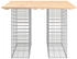 vidaXL Gartenbank aus Gabionen 100x102x72 cm Massivholz Kiefer