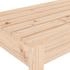 vidaXL Gartenbank 80x38x45 cm Massivholz Kiefer